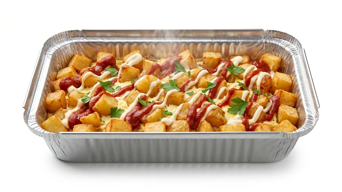 Patatas Bravas con Huevos